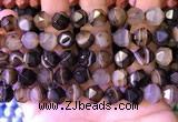 CNG8722 15.5 inches 10mm faceted nuggets agate gemstone beads