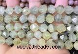 CNG8730 15.5 inches 10mm faceted nuggets prehnite gemstone beads