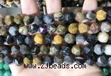 CNG8777 15 inches 8mm faceted nuggets jasper gemstone beads