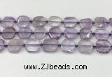 CNG8800 15.5 inches 16mm - 20mm faceted freeform amethyst beads