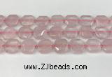 CNG8802 15.5 inches 16mm - 20mm faceted freeform rose quartz beads