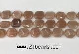 CNG8812 15.5 inches 16mm - 20mm faceted freeform moonstone beads