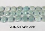 CNG8816 15.5 inches 16mm - 20mm faceted freeform amazonite beads