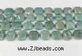 CNG8817 15.5 inches 16mm - 20mm faceted freeform amazonite beads