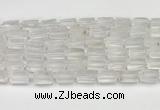 CNG8845 15.5 inches 8*12mm - 10*16mm nuggets matte white crystal beads