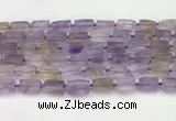 CNG8847 15.5 inches 8*12mm - 10*16mm nuggets matte ametrine beads