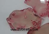 CNG895 15.5 inches 15*20mm – 25*48mm freeform dyed agate beads