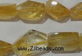 CNG902 15.5 inches 13*18mm – 15*25mm faceted nuggets citrine beads