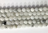 CNG9066 15.5 inches 10mm faceted nuggets white moonstone gemstone beads
