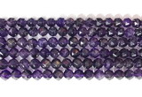 CNG9093 15.5 inches 8mm faceted nuggets amethyst gemstone beads