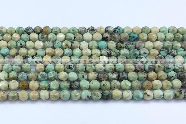 CNG9104 15 inches 4mm faceted nuggets chrysocolla beads