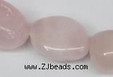 CNG97 15.5 inches 10*18mm - 18*25mm nuggets rose quartz gemstone beads