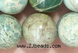 CNI369 15.5 inches 10mm round blue impression jasper beads