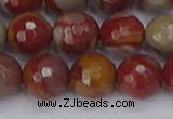 CNJ312 15.5 inches 12mm faceted round noreena jasper beads