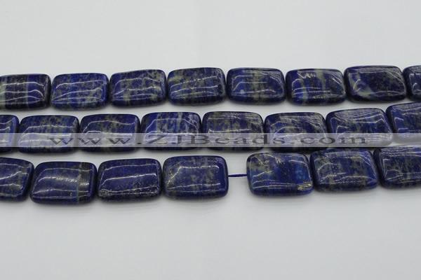 CNL1145 15.5 inches 18*25mm rectangle lapis lazuli gemstone beads