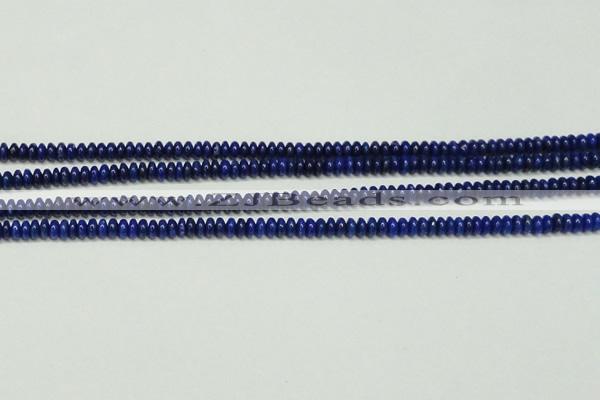 CNL1260 15.5 inches 2*5mm rondelle natural lapis lazuli beads