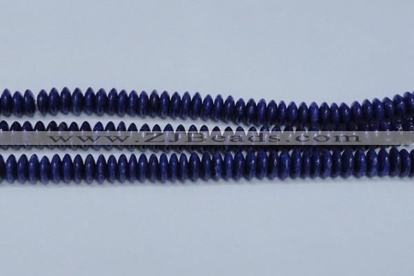 CNL1263 15.5 inches 5*12mm rondelle natural lapis lazuli beads