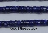 CNL1265 15.5 inches 3*6mm tyre natural lapis lazuli beads