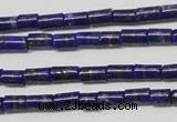 CNL1269 15.5 inches 3*6mm tube natural lapis lazuli beads