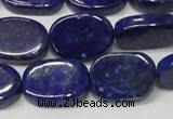 CNL1278 15.5 inches 13*18mm oval natural lapis lazuli beads