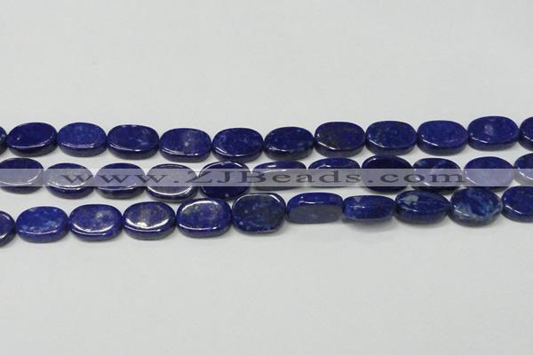 CNL1278 15.5 inches 13*18mm oval natural lapis lazuli beads