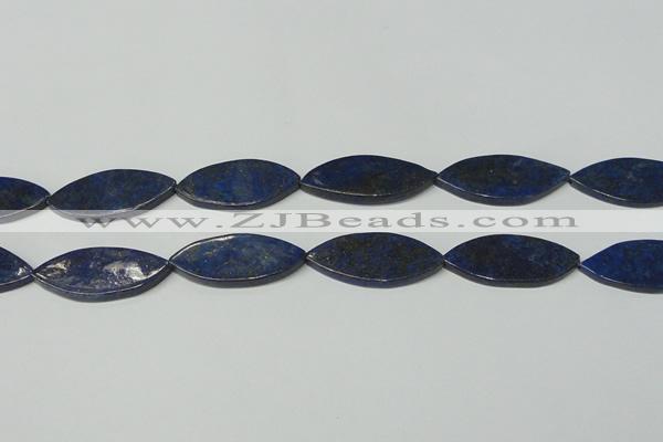 CNL1295 15.5 inches 17*44mm marquise natural lapis lazuli beads
