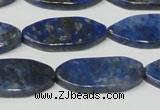 CNL1296 15.5 inches 14*30mm marquise natural lapis lazuli beads