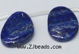 CNL1320 Top drilled 25*35mm - 35*45mm freeform natural lapis lazuli beads