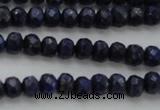 CNL1401 15.5 inches 3*5mm faceted rondelle lapis lazuli beads