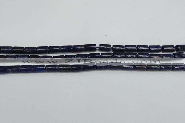 CNL1509 15.5 inches 6*10mm tube lapis lazuli beads wholesale