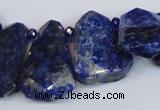 CNL1610 Top drilled 20*28mm - 25*35mm freeform lapis lazuli beads