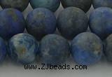 CNL1654 15.5 inches 12mm round matte lapis lazuli beads wholesale