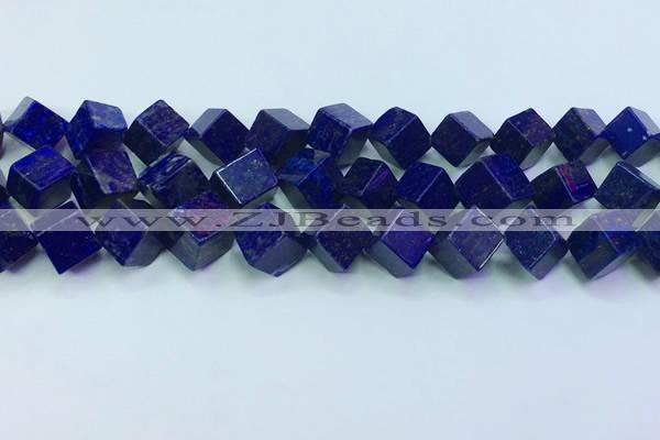 CNL1672 15.5 inches 11*11mm cube lapis lazuli gemstone beads