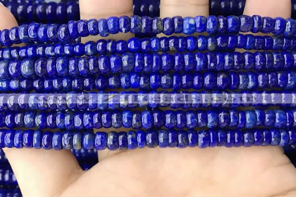 CNL1692 15.5 inches 2.5*5mm - 4*6mm rondelle lapis lazuli beads