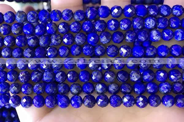 CNL1706 15.5 inches 6mm faceted round lapis lazuli beads