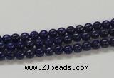 CNL204 15.5 inches 4mm round natural lapis lazuli beads wholesale