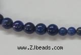 CNL233 15.5 inches multi-size round natural lapis lazuli beads wholesale