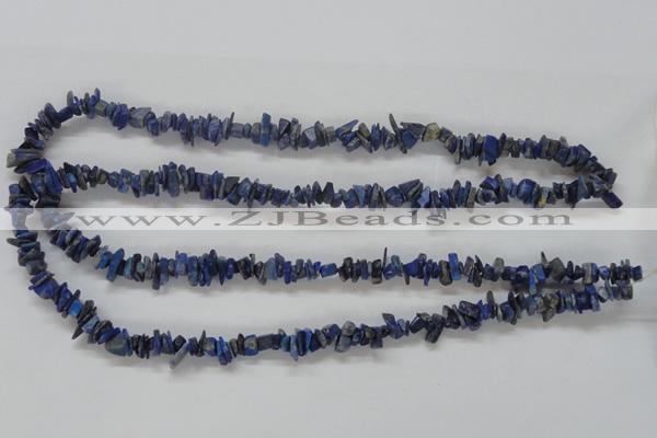 CNL244 15.5 inches 3*10mm chip natural lapis lazuli beads wholesale