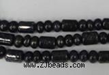 CNL434 15.5 inches 4*6mm rondelle & 6*9mm tube natural lapis lazuli beads