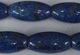 CNL445 15.5 inches 15*30mm rice natural lapis lazuli gemstone beads