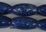 CNL446 15.5 inches 15*30mm rice natural lapis lazuli gemstone beads