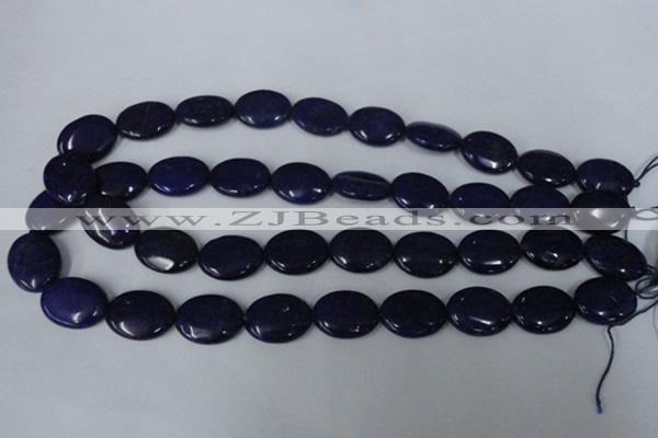 CNL484 15.5 inches 15*20mm oval natural lapis lazuli gemstone beads