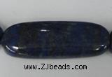 CNL489 15.5 inches 18*48mm oval natural lapis lazuli gemstone beads