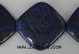 CNL528 15.5 inches 30*30mm diamond natural lapis lazuli gemstone beads