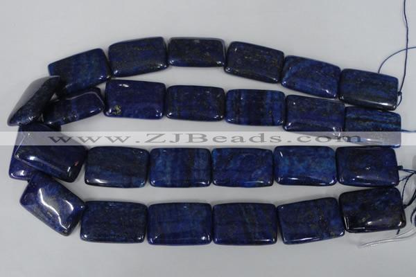 CNL537 15.5 inches 20*30mm rectangle natural lapis lazuli gemstone beads