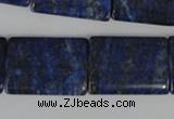 CNL546 15.5 inches 18*25mm flat tube natural lapis lazuli gemstone beads