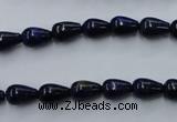 CNL615 15.5 inches 6*10mm teardrop natural lapis lazuli gemstone beads