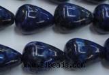 CNL619 15.5 inches 15*20mm teardrop natural lapis lazuli gemstone beads