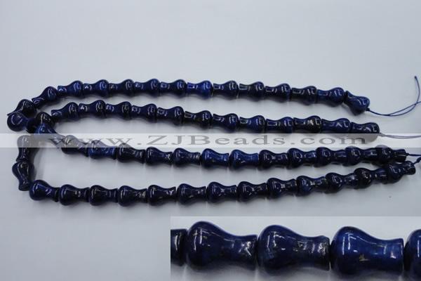 CNL631 15.5 inches 10*14mm vase-shaped natural lapis lazuli beads