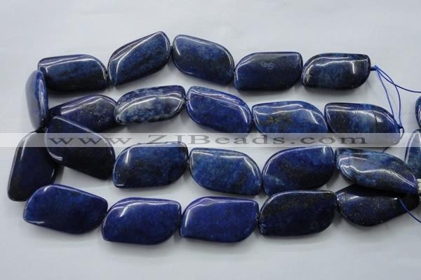 CNL650 15.5 inches 21*38mm marquise natural lapis lazuli beads